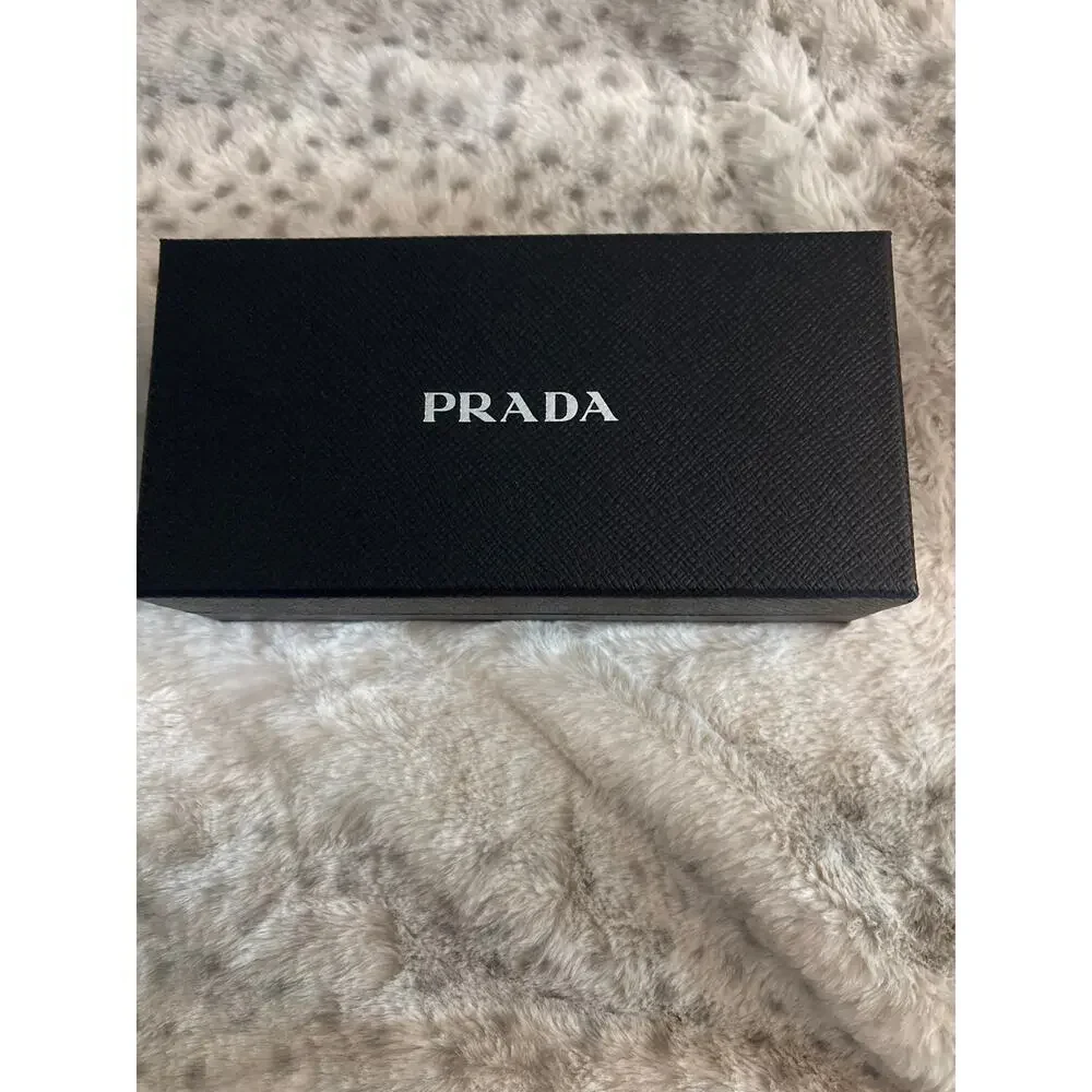 Preloved Black Prada PR 03ZS square-frame sunglasses.
